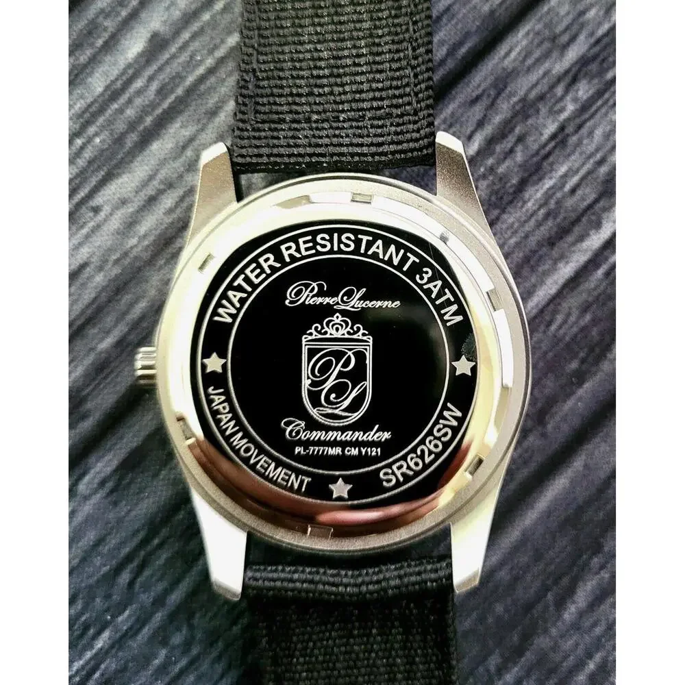 Pierre Lucerne Commander WW2 Commemorative Military Watch‎